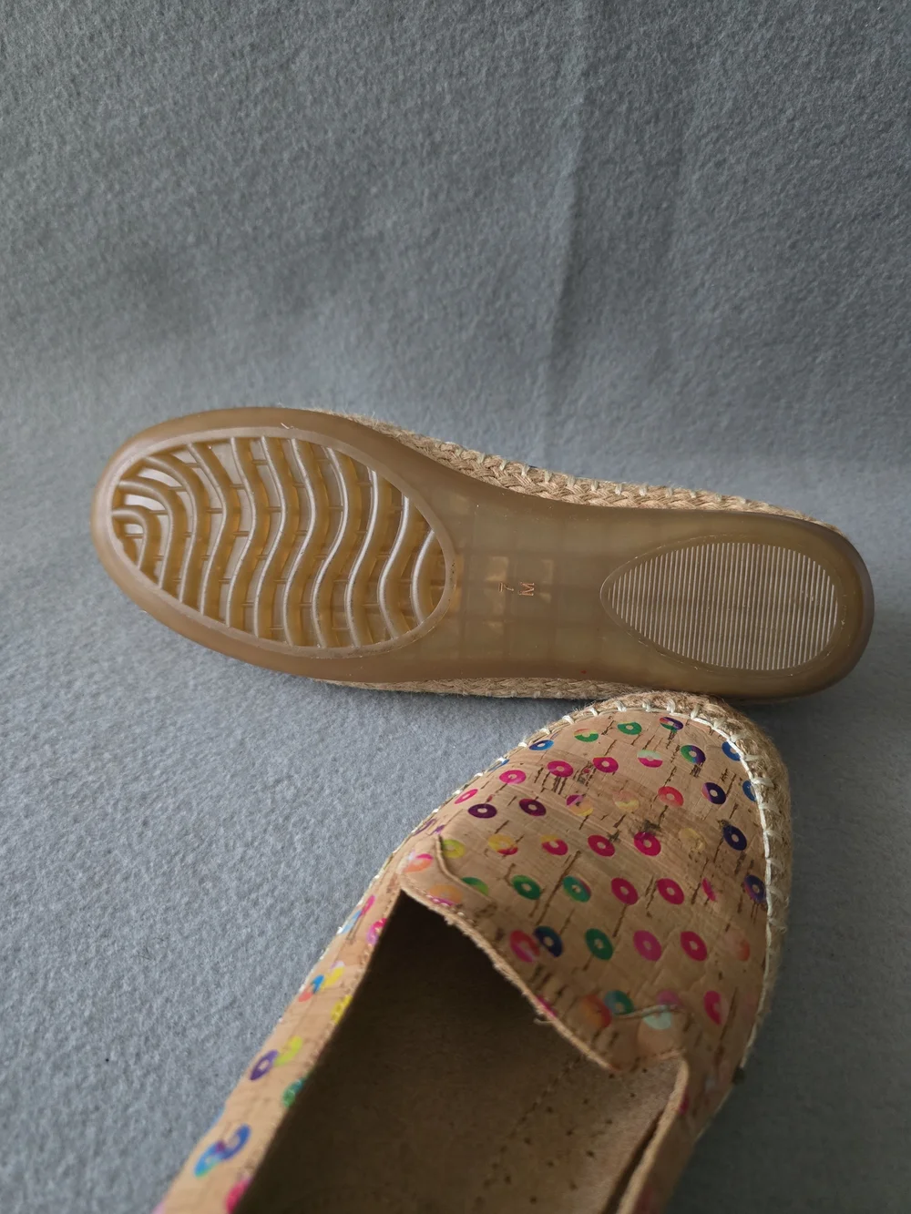 Vaneli Pink Multicolor Espadrille Slip-On Women's Shoe Sz 7 Comfortable Trendy - Picture 7 of 8